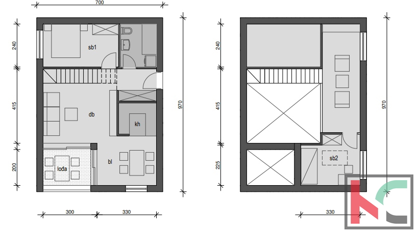 Pula, Veli Vrh, stanovanje 83,80 m2 v novogradnji s 3 spalnicami