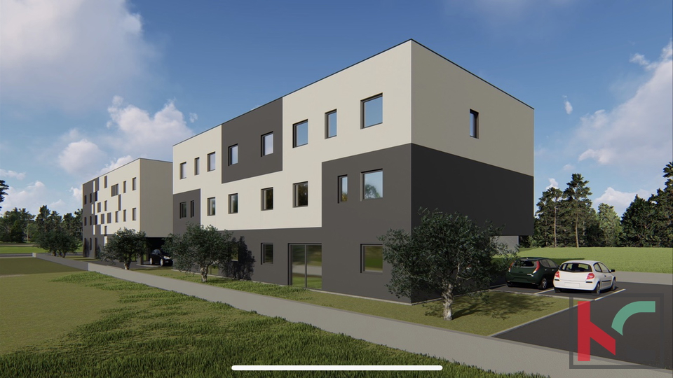 Pula, Gregovica, apartment 40.2 m2 in a quality new building