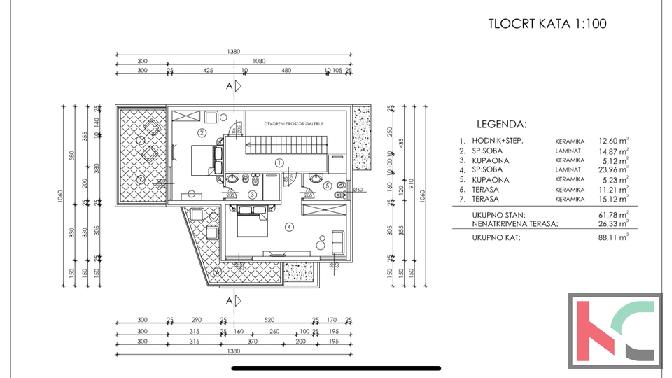 Istria, Orbanići, villa arredata di design moderno in costruzione 194m2