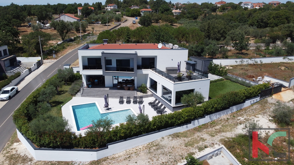 Istria, Krnica, Luxury villa, sea view, swimming pool 58m2