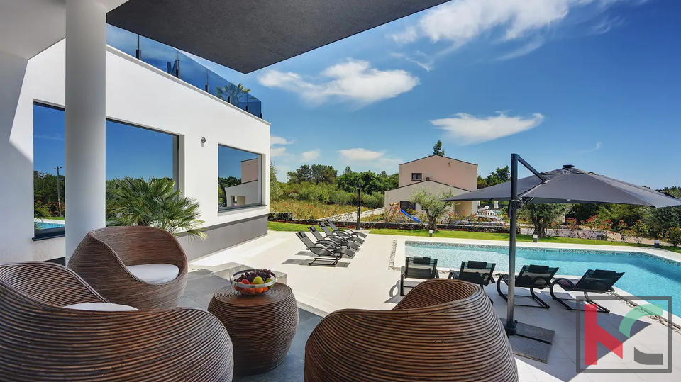 Istria, Krnica, Luxury villa, sea view, swimming pool 58m2