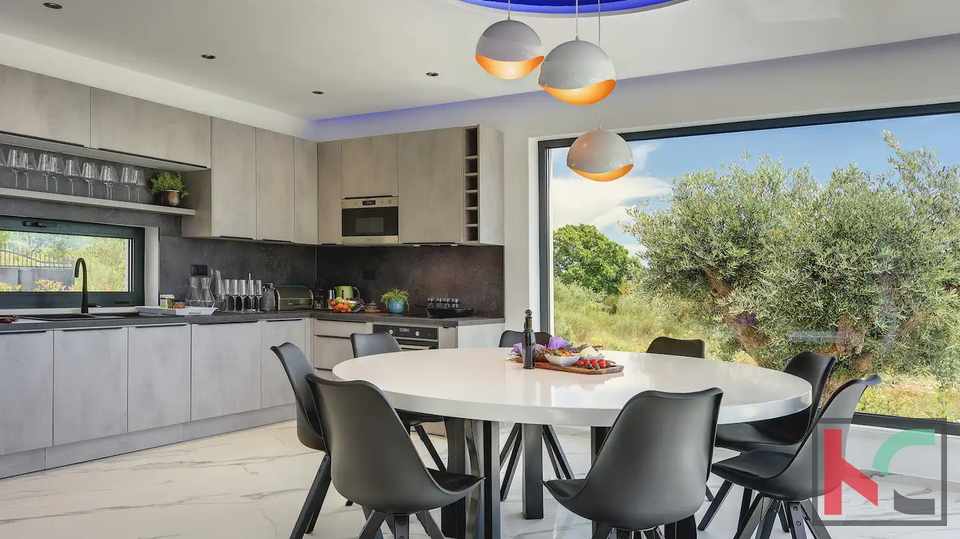 Istria, Krnica, Luxury villa, sea view, swimming pool 58m2
