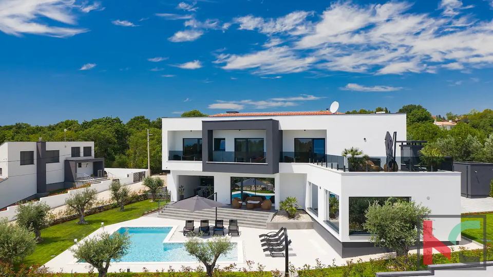 Istria, Krnica, Luxury villa, sea view, swimming pool 58m2