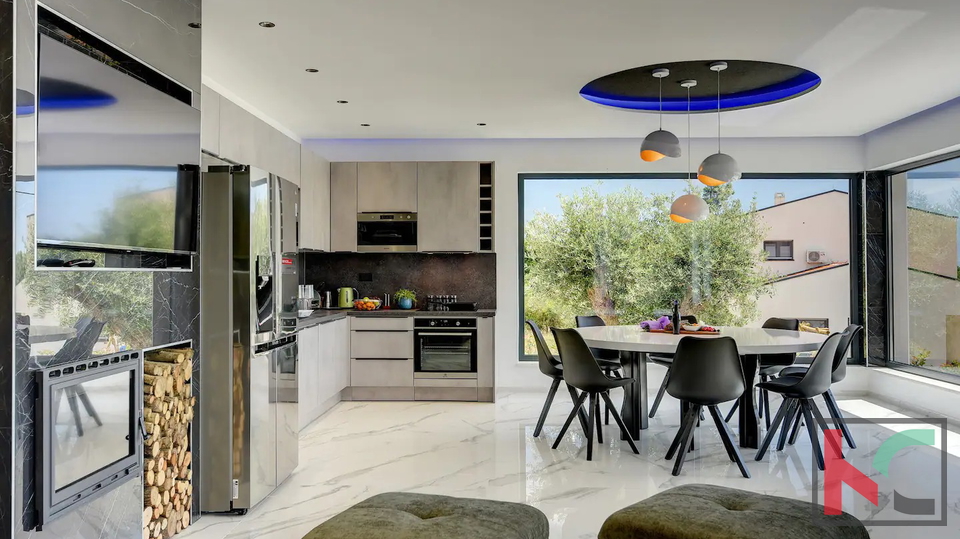 Istria, Krnica, Luxury villa, sea view, swimming pool 58m2