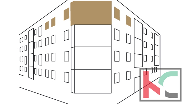 Istrien, Pula, Zentrum, Wohnung 96,42m2 mit drei Schlafzimmern und Loggia, Neubau