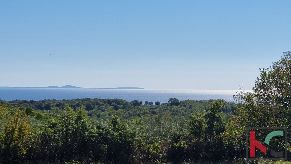 Istria, Perugia, terreno edificabile e agricolo 5932m2 con vista mare