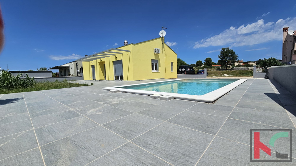 Istria, Dignano, piano terra 103 m2 con piscina e giardino, vista mare, #vendita