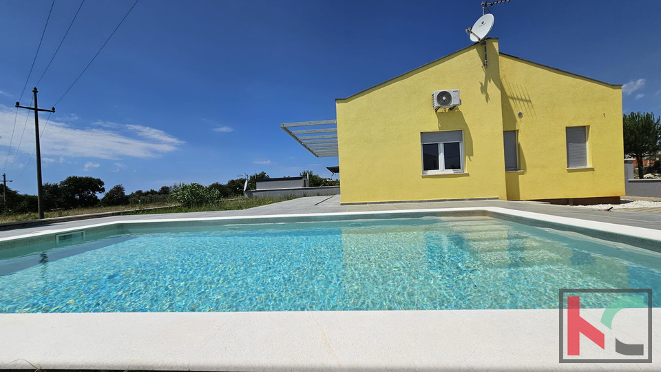 Istria, Dignano, piano terra 103 m2 con piscina e giardino, vista mare, #vendita