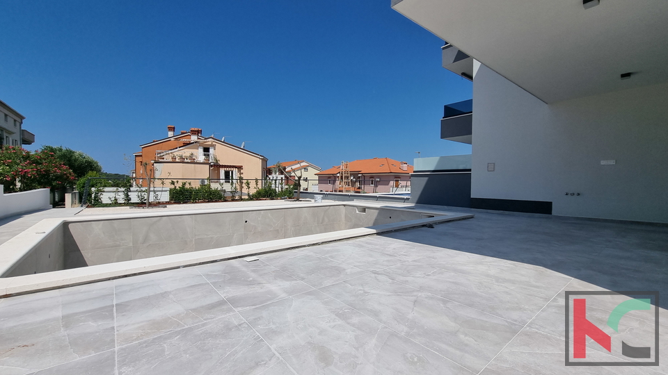 Istria - Premantura - Volme, apartment 128m2 in a luxurious new building with a sea view