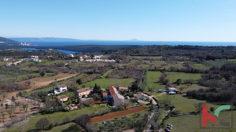 Istra, Rakalj, građevinsko zemljište 900m2, pogled more, #prodaja