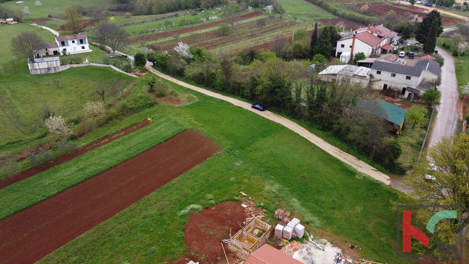 Istria - Barban, land with construction permit II paid utilities, # exclusive sale