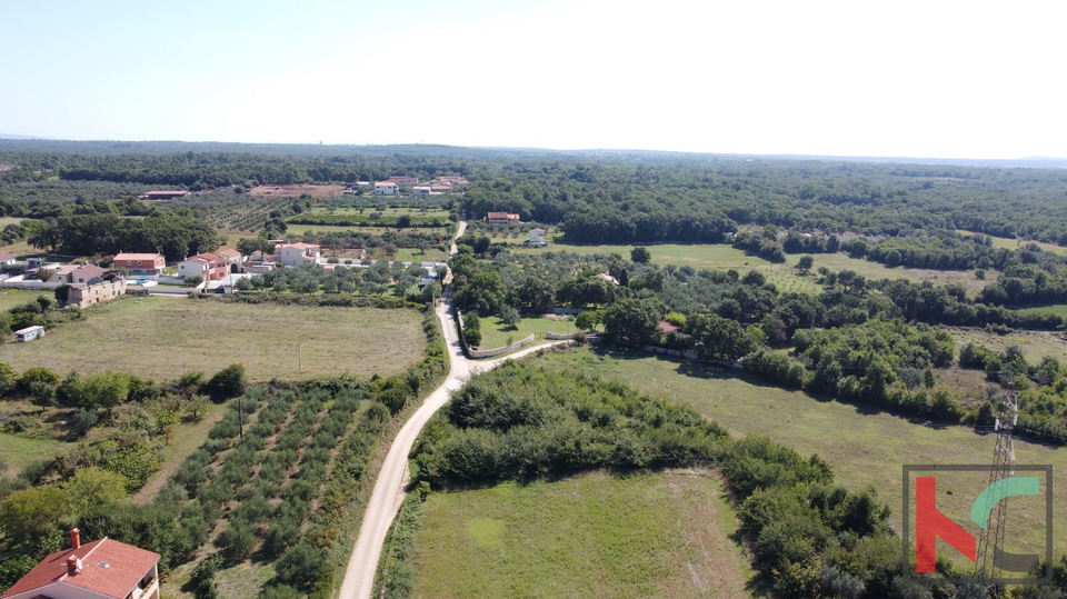 Istrien, Galižana, Baugrundstück 1000 m2 mit Meerblick, #Verkauf