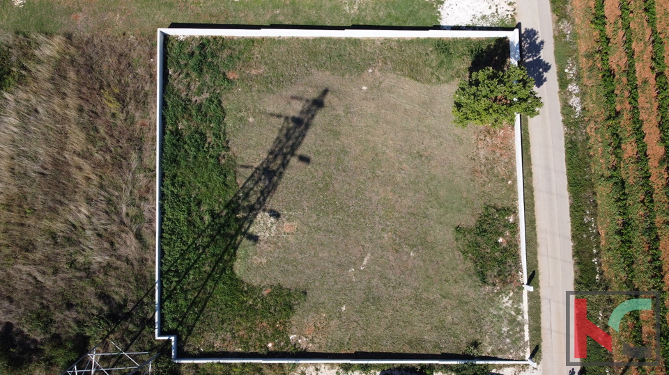 Istrien, Galižana, Baugrundstück 1000 m2 mit Meerblick, #Verkauf