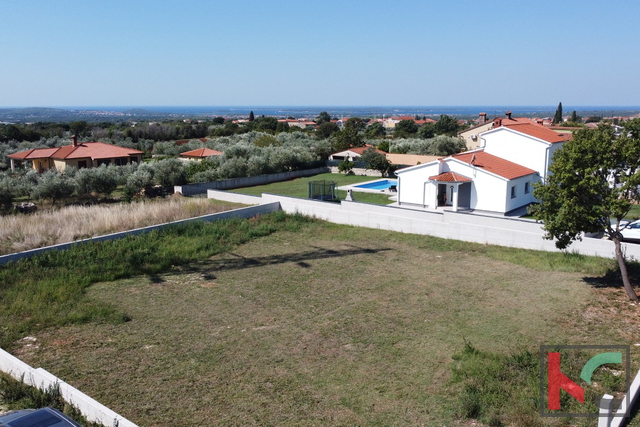 Istria, Galižana, building plot 1000 m2 with sea view, #sale