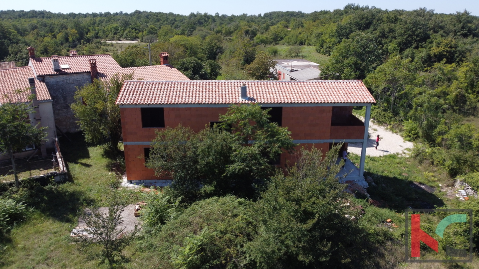 Istria - Juršići, house under construction 200m2 in a quiet location, #sale