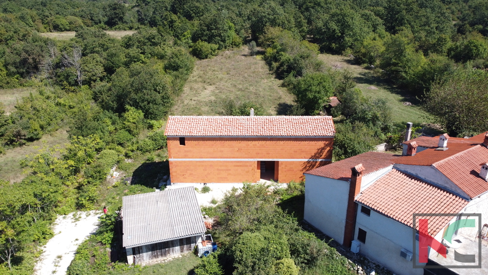 Istria - Juršići, house under construction 200m2 in a quiet location, #sale