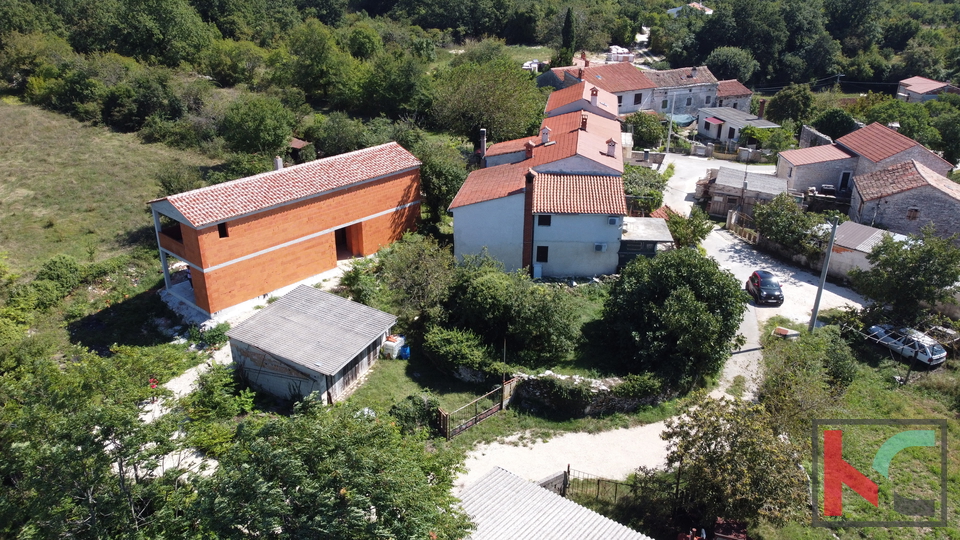 Istria - Juršići, house under construction 200m2 in a quiet location, #sale