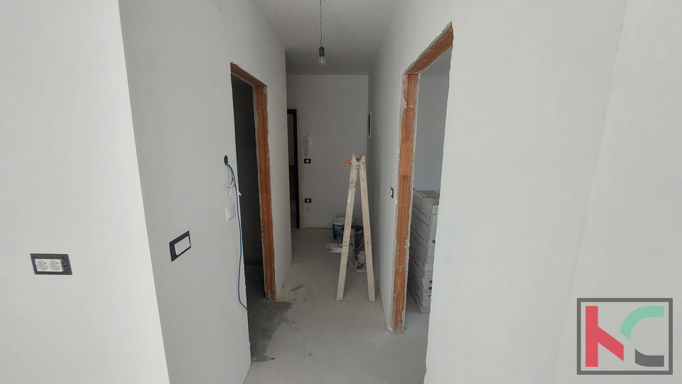 Istria, Pola, Veruda, Appartamento 1 camera da letto + soggiorno 49,1 m2 in una nuova costruzione, #vendita