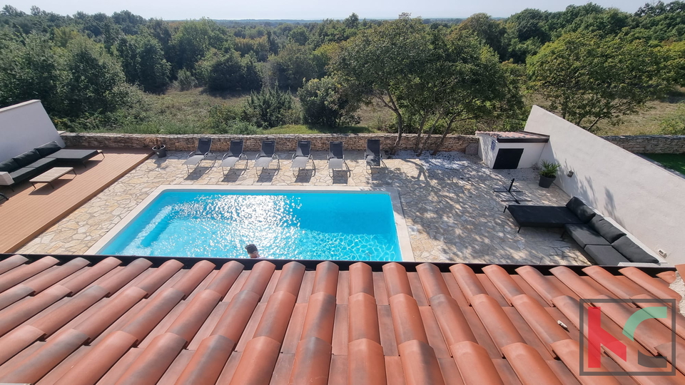 Istria, Svetvinčenat, villa in pietra con piscina, #vendita