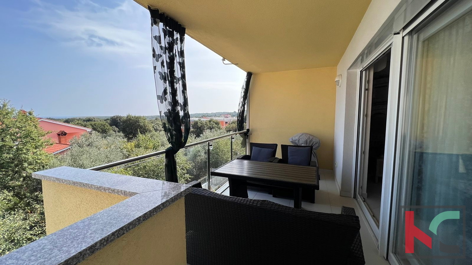 Istria, Ližnjan, beautiful two-story apartment, 65.89 m2, open sea view, #sale