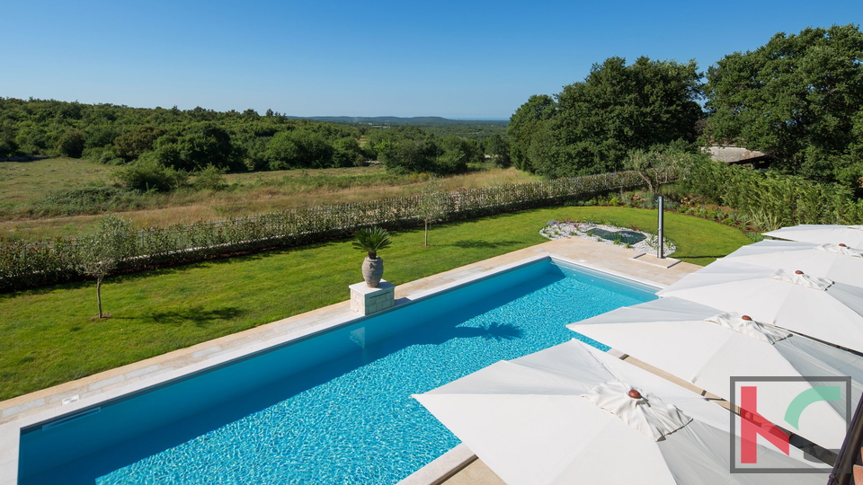 Istrien, Kanfanar, Luxusvilla mit Swimmingpool und Sportbereich