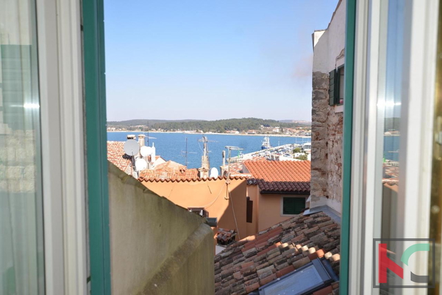 Istria, Rovinj apartment in the center with sea view, 1 bedroom + bathroom #sale