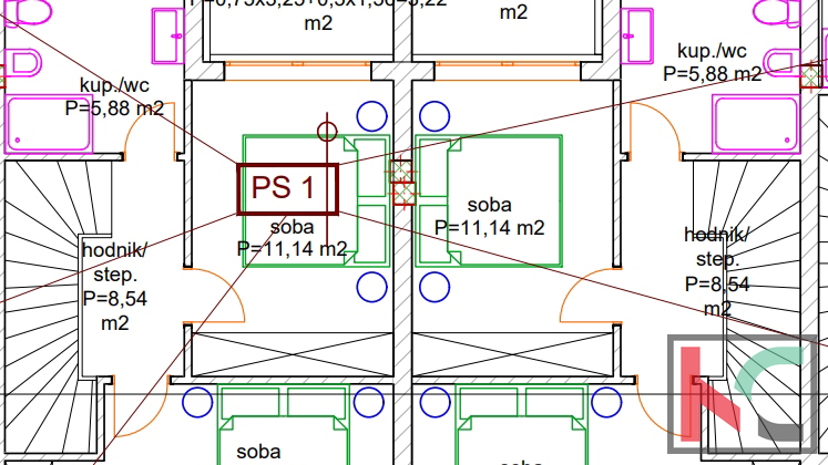 Istria, Ližnjan, casa di nuova costruzione 90m2, #vendita