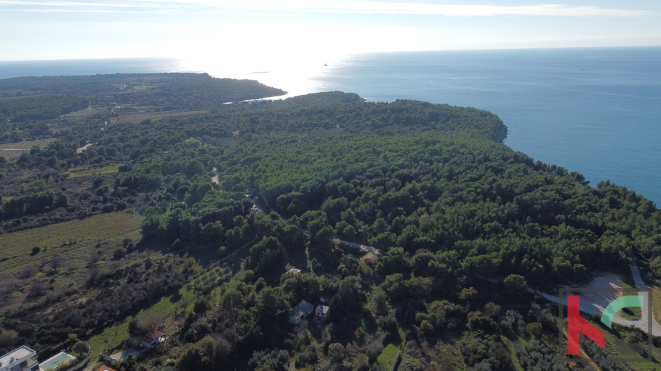 Istria, Premantura, building plot 1793m2 with sea view, #sale