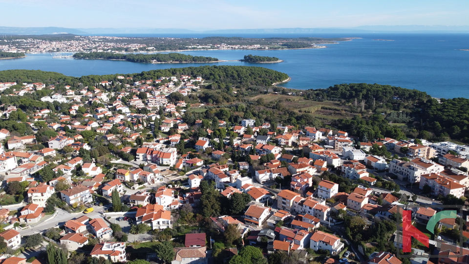 Istra, Premantura, građevinsko zemljište 1793m2 sa pogledom na more, #prodaja