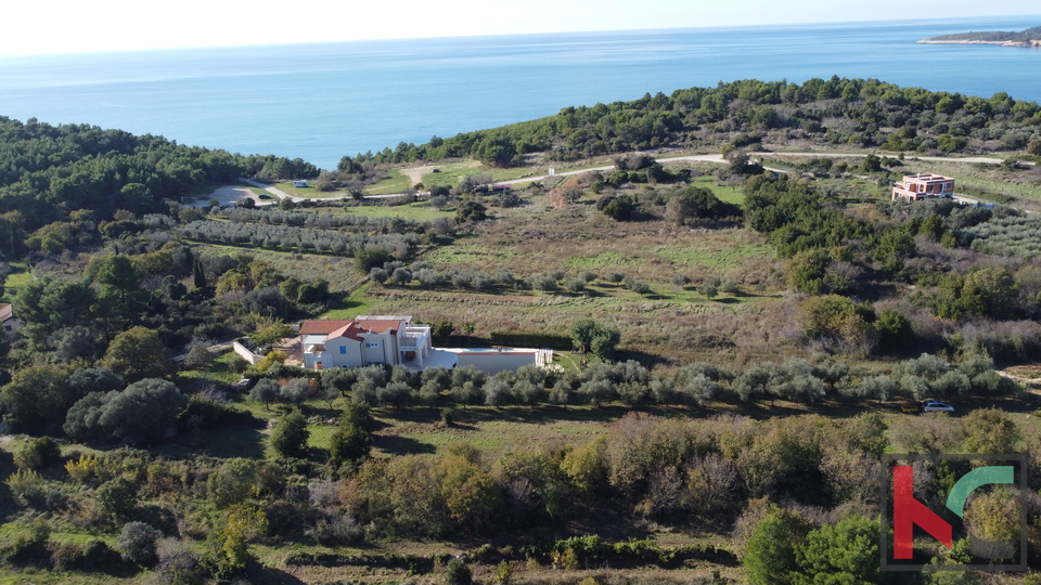 Istra, Premantura, građevinsko zemljište 1793m2 sa pogledom na more, #prodaja