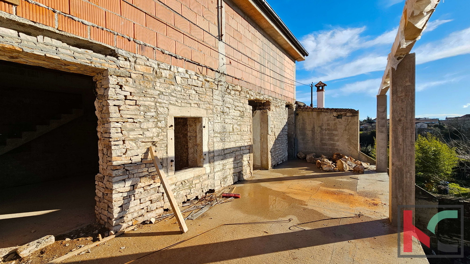 Istria, Kanfanar, holiday home, renovation started, #sale