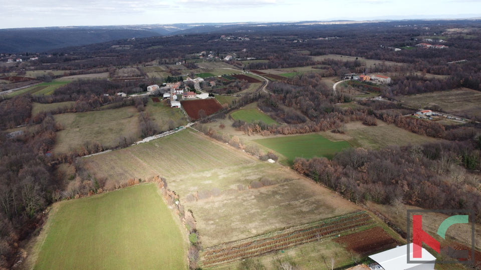 Istrien, Žminj, Baugrundstück 1754 m2 in regelmäßiger Form #Verkauf