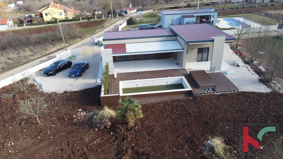 Istria, Gimino, moderna casa ad un piano con piscina, #vendita