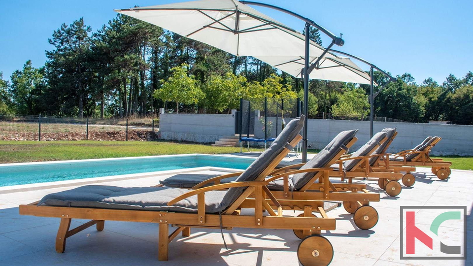 Istrien&comma; in der N&auml;he von &Zcaron;minj&comma; neues Haus mit Schwimmbad&comma; &num;Verkauf
