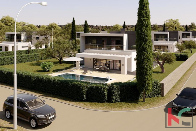 Istria, Svetvinčenat, luxury villa under construction with swimming pool #sale