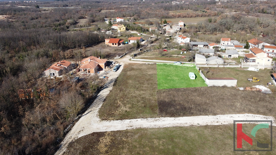 Istrien - Žminj, Baugrundstück 701m2, ideale Form #Verkauf