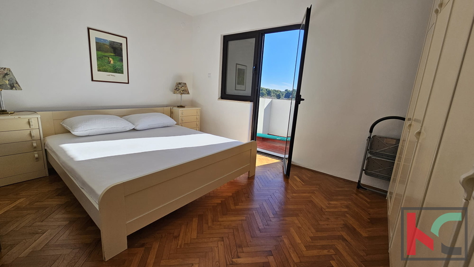 Istrien, Rovinj, Zwei-Zimmer-Wohnung im weiteren Zentrum mit Blick auf die Altstadt und St. Euphemia #Verkauf