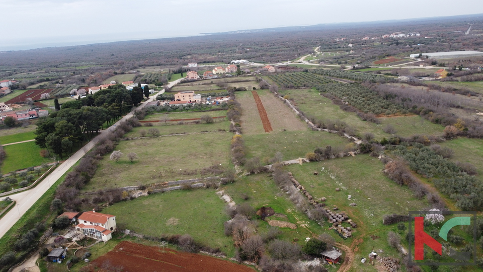 Istra - Vodnjan građevinsko zemljište 1926m2 poslovno-stambene namjene sa pogledom na more, #prodaja