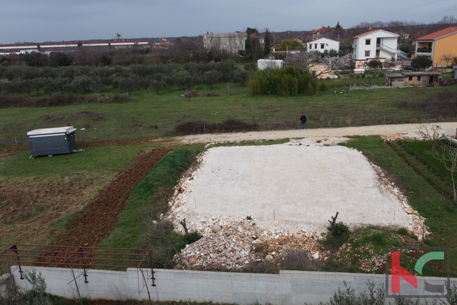 Istra - Vodnjan građevinsko zemljište 486m2 sa pravomoćnom građevinskom dozvolom i pogledom na more, #prodaja