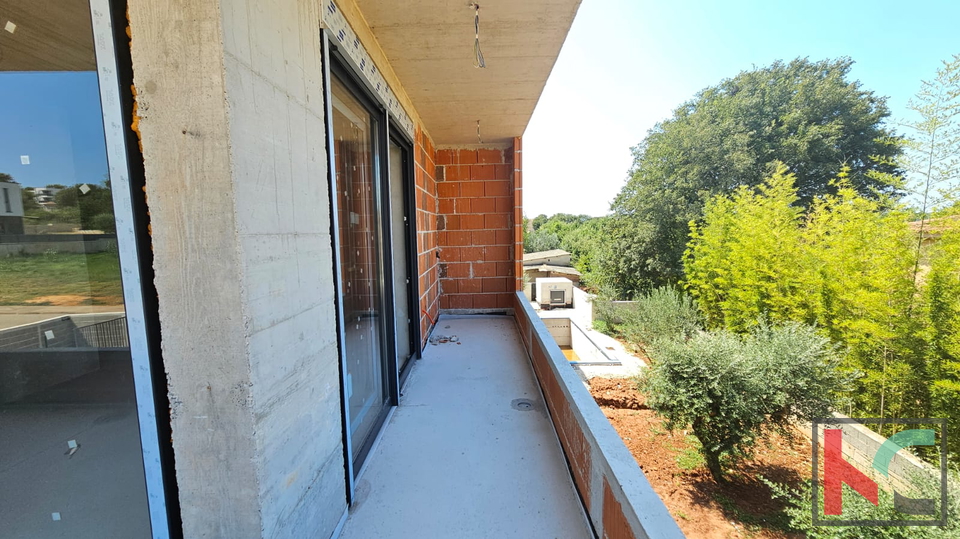 Istria, Medulin, semi-detached house under construction with pool and garden, garage, near the sea, #sale