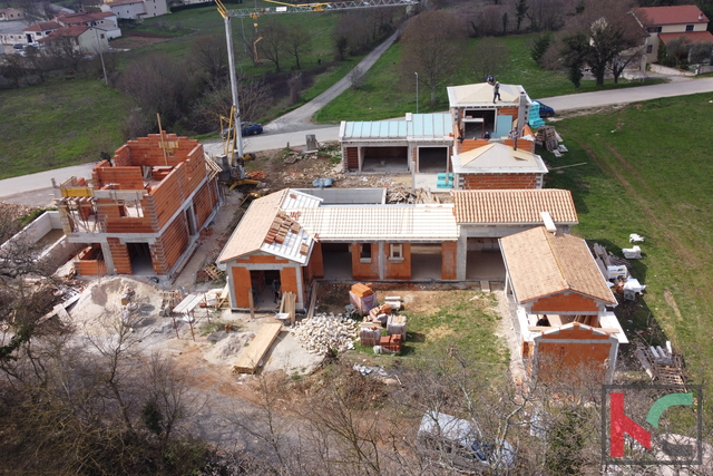 Istria, Tinjan, stone villa under construction 170m2, #sale