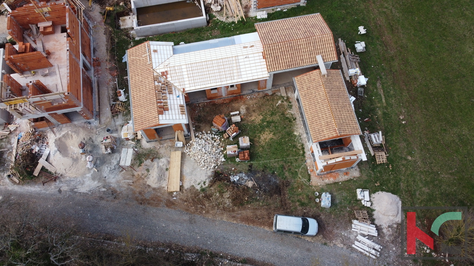 Istria, Tinjan, stone villa under construction 170m2, #sale