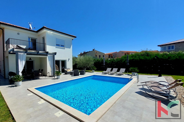 Istrien, Raum Poreč, Niedrigenergievilla 117 m2 mit Pool und Meerblick, #Verkauf