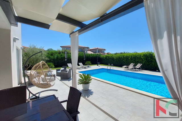 Istria, Poreč area, low-energy villa 117 m2 with pool and sea view, #sale