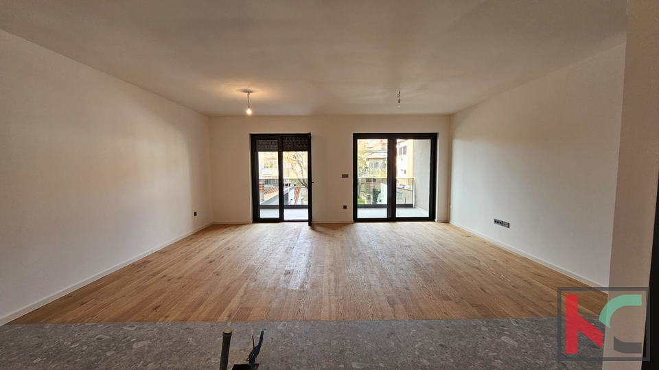 Istrien, Pula, Zentrum, Wohnung 130,31m2 mit drei Schlafzimmern und Terrasse, Neubau, #Verkauf