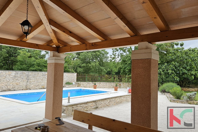 Istria, Žminj, detached house with a pool of 120m2 and a large garden of 100m2 #sale