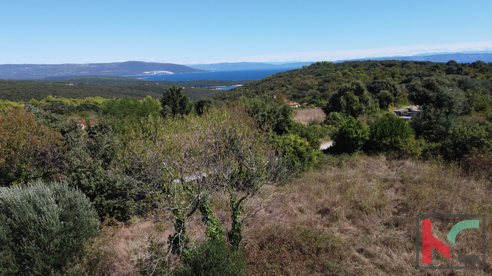 Istria, Kavran, building plot 749m2 with sea view, #sale