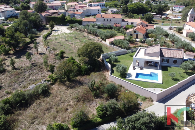 Istria, Kavran, building plot 749m2 with sea view, #sale