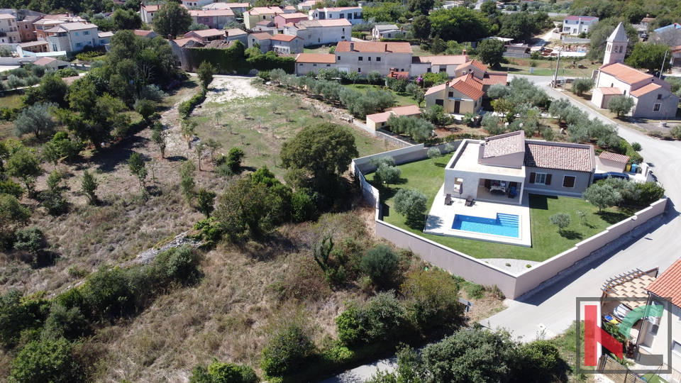 Istria, Kavran, building plot 749m2 with sea view, #sale