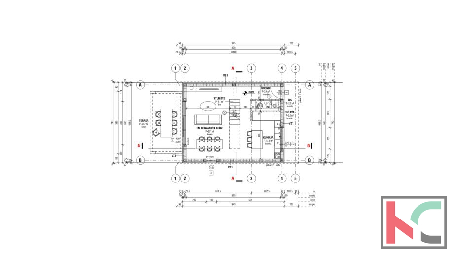 Istria, Svetvinčenat, building plot 547m2 with valid building permit, #sale